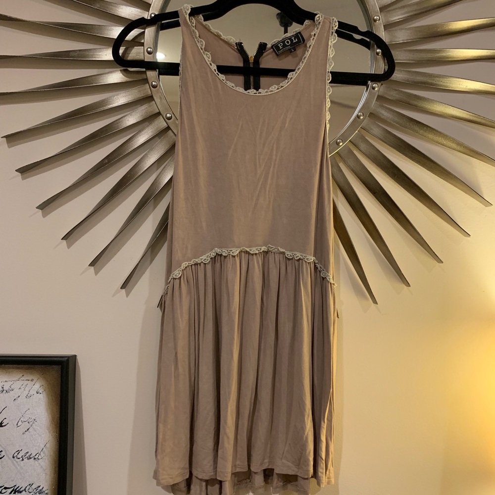 POL Tank Top- Tan